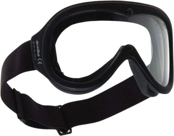 bolle SAFETY - Size Universal, Clear Anti-Fog & Scratch Resistant Lens, Safety Goggles - Indirect Vent, Black Frame - USA Tool & Supply