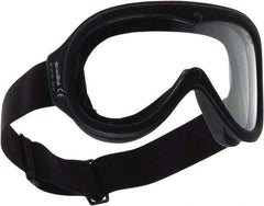 bolle SAFETY - Size Universal, Clear Anti-Fog & Scratch Resistant Lens, Safety Goggles - Indirect Vent, Black Frame - USA Tool & Supply