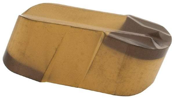 Iscar - 600300GIF E Grade IC8250, 6mm Cutting Width Carbide Grooving Insert - 3mm Max Depth of Cut, Neutral, 3mm Corner Radius, TiCN/Al2O3/TiN Finish - USA Tool & Supply