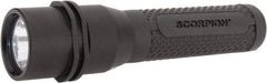 Streamlight - White LED Bulb, 200 Lumens, Industrial/Tactical Flashlight - Black Aluminum Body, 2 CR123A Lithium Batteries Included - USA Tool & Supply