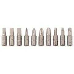 10PC SLOT/PHIL/TORX BIT SET - USA Tool & Supply