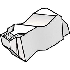 Kennametal - 2C130NGC K Grade KCU25, 1.39mm Cutting Width Carbide Grooving Insert - 0.55mm Max Depth of Cut, Left Hand, 0.08mm Corner Radius, AlTiN Finish - USA Tool & Supply