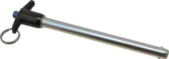Gibraltar - 1/2" Diam, 6" Usable Length, T Handle, Quick Release Pin - Grade 4130 Steel, Zinc-Plated Finish - USA Tool & Supply