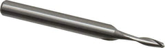 Onsrud - 1/8" Cutting Diam x 3/8" Length of Cut, 2 Flute, Upcut Spiral Router Bit - Uncoated, Right Hand Cut, High Speed Steel, 2-5/8" OAL x 1/4" Shank Diam, Double Edge, 19 to 32° Helix Angle - USA Tool & Supply