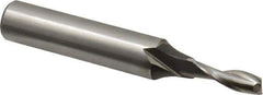 Onsrud - 1/4" Cutting Diam x 3/4" Length of Cut, 2 Flute, Upcut Spiral Router Bit - Uncoated, Right Hand Cut, High Speed Steel, 3-1/4" OAL x 1/2" Shank Diam, Double Edge, 19 to 32° Helix Angle - USA Tool & Supply