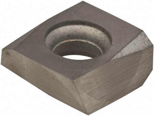 Kennametal - MDHX1004 Grade K110M Carbide Milling Insert - Uncoated, 0.187" Thick, 1/2" Inscribed Circle - USA Tool & Supply