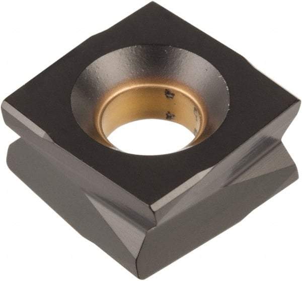 Kennametal - SPHX1205 Grade KCPK30 Carbide Milling Insert - TiN/TiCN/Al2O3 Finish, 0.217" Thick, 12mm Inscribed Circle - USA Tool & Supply