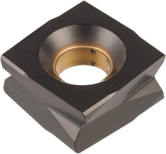 Kennametal - SPHX1205 Grade KCPK30 Carbide Milling Insert - TiN/TiCN/Al2O3 Finish, 0.217" Thick, 12mm Inscribed Circle - USA Tool & Supply