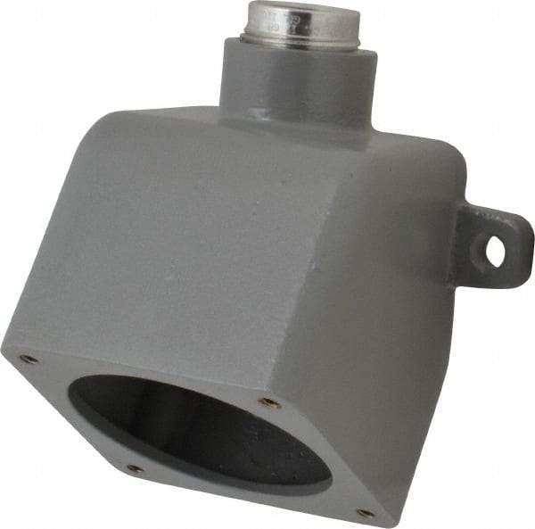 Hubbell Killark - 30 Amp, 3/4 Inch Hub Size, Metallic Pin and Sleeve Back Box - 250 VDC, 600 VAC, 30° Box Angle - USA Tool & Supply