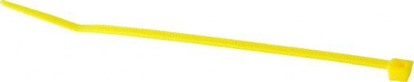 Made in USA - 4-1/8" Long Yellow Nylon Standard Cable Tie - USA Tool & Supply