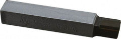 Made in USA - 7/16 x 7/16" Shank, Square Shoulder Turning Single Point Tool Bit - AL-7, Grade C2 - Exact Industrial Supply