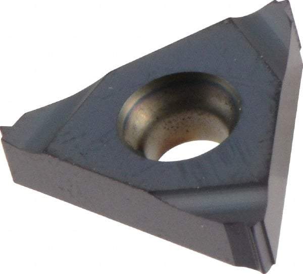 Iscar - 16ER External Right Hand 32 UNJ Laydown Threading Insert - Grade IC908, TiAlN Coated Carbide, 9.53mm Inscribed Circle - USA Tool & Supply