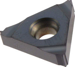 Iscar - 16ER External Right Hand 32 UNJ Laydown Threading Insert - Grade IC908, TiAlN Coated Carbide, 9.53mm Inscribed Circle - USA Tool & Supply