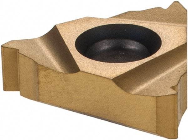 Seco - 16EL External Left Hand 16 UN Laydown Threading Insert - Grade CP500, TiAlN/TiN Coated Carbide, 9.53mm Inscribed Circle - USA Tool & Supply