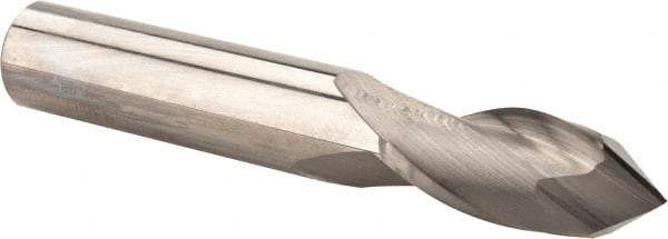 Melin Tool - 7/16" Diam, 1" LOC, 2 Flute, 90° Point Angle, Solid Carbide Drill Mill - Uncoated, 2-3/4" OAL, 7/16" Shank Diam - USA Tool & Supply