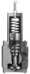 Plast-O-Matic - 3/4" Pipe, NPTF End Connection, PVC Pressure Regulating Valve - Viton Seal, 150 psi Inlet Pressure, 5 to 50 psi Working Pressure - USA Tool & Supply
