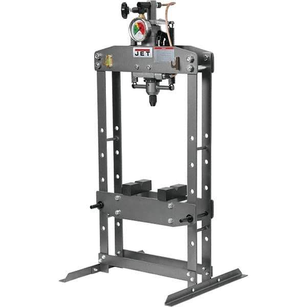 Jet - 5 Ton Hydraulic Shop Press - 4 Inch Stroke - USA Tool & Supply