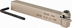 Iscar - HGH, Internal, Right Hand, 0.236" Max Depth of Cut, 0.118" Max Groove Width, Indexable Grooving Tool Holder - GRIP 3.., HGN 30.. Insert Compatibility, 5/8" Shank Height, 5/8" Shank Width, 5" OAL - USA Tool & Supply