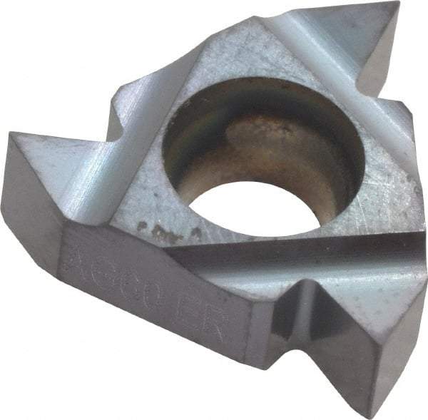 Hertel - 16ER External Right Hand 48-8 Partial Profile 60° Laydown Threading Insert - Grade HG225TR, TiAlN Coated Carbide - USA Tool & Supply