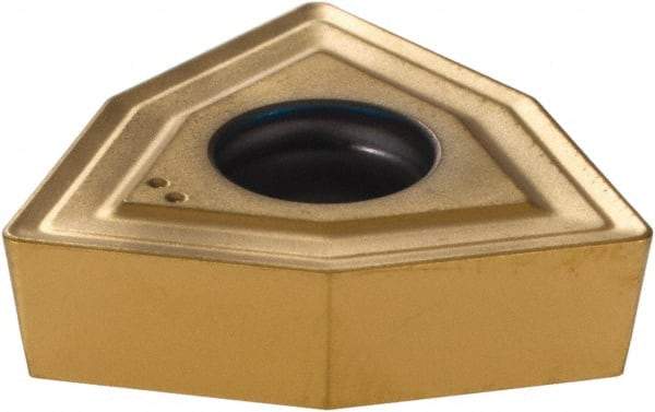 Komet - WOEX120608 13 Grade BK8425 Carbide Indexable Drill Insert - TiAlN/TiN Finish, Trigon, 17.6mm Inscribed Circle - USA Tool & Supply