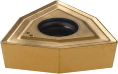 Komet - WOEX120608 13 Grade BK8425 Carbide Indexable Drill Insert - TiAlN/TiN Finish, Trigon, 17.6mm Inscribed Circle - USA Tool & Supply