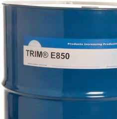 Master Fluid Solutions - Trim E850, 54 Gal Drum Cutting & Grinding Fluid - Water Soluble, For Cutting, Grinding - USA Tool & Supply