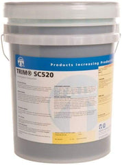 Master Fluid Solutions - Trim SC520, 5 Gal Pail Cutting & Grinding Fluid - Semisynthetic, For CNC Turning, Drilling, Milling, Sawing - USA Tool & Supply