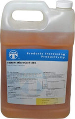 Master Fluid Solutions - Trim MicroSol 485, 1 Gal Bottle Cutting & Grinding Fluid - Semisynthetic, For Machining - USA Tool & Supply