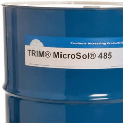 Master Fluid Solutions - Trim MicroSol 485, 54 Gal Drum Cutting & Grinding Fluid - Semisynthetic, For Machining - USA Tool & Supply