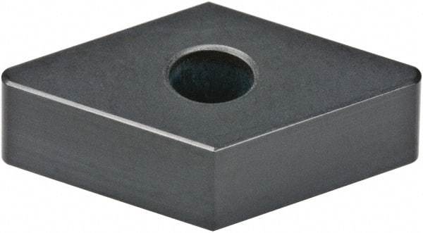 Kennametal - DNMA332 S0820 Grade KB1340 PCBN Turning Insert - Uncoated, 55° Diamond, 3/8" Inscr Circle, 3/16" Thick, 1/32" Corner Radius - USA Tool & Supply
