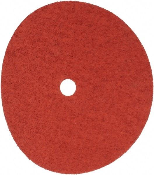 3M - 9-1/8" Diam 7/8" Hole 36+ Grit Fiber Disc - Very Coarse Grade, Ceramic, 6,600 Max RPM, Series 987C - USA Tool & Supply