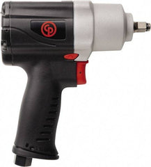 Chicago Pneumatic - 3/8" Drive, 9,400 RPM, 415 Ft/Lb Torque Impact Wrench - Pistol Grip Handle, 1,700 IPM, 20 CFM, 90 psi, 1/4" NPT Inlet - USA Tool & Supply