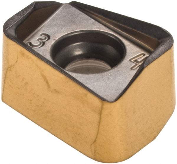 Iscar - H490 ANKX120524 PNTR Grade IC830 Carbide Milling Insert - TiAlN/TiN Finish, 0.339" Thick, 2.39mm Corner Radius - USA Tool & Supply