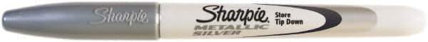 Sharpie - Metallic Silver Permanent Marker - Fine Tip - USA Tool & Supply