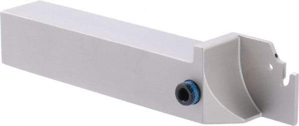 Iscar - External Thread, 1.122" Max Depth of Cut, 2.8mm Min Groove Width, 150mm OAL, Right Hand Indexable Grooving Cutoff Toolholder - 1" Shank Height x 1" Shank Width, TAG 3 Insert Style, TGT Toolholder Style, Series Tang-Grip - USA Tool & Supply