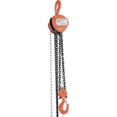 Vestil - 4,000 Lb Lifting Capacity, 15' Lift Height, Hand Hoist - Made from Chain - USA Tool & Supply