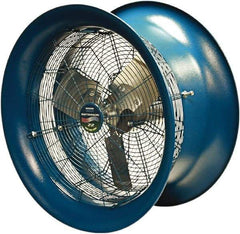 Patterson Fan - 22" Blade, 1/2 hp, 5,570 CFM, Industrial Circulation Fan - Suspension, 115 AC Volts, 6 Amps, 1 Speed - USA Tool & Supply