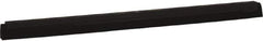 Vikan - 28" Foam Rubber Blade Squeegee Refill - Double Edge, Black, Plastic Holder - USA Tool & Supply