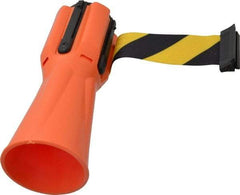 Tensator - 9" High Plastic Tensacone Topper - Orange - USA Tool & Supply