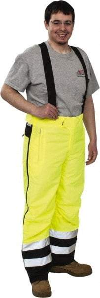 OccuNomix - Size M, Black & Yellow, Rain Pants - 3 Pockets - USA Tool & Supply