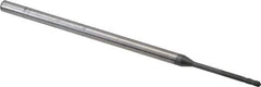 Niagara Cutter - 1/16" Diam, 3/16" LOC, 4 Flute Solid Carbide Ball End Mill - Diamond Finish, Single End, 3" OAL, 1/8" Shank Diam, Spiral Flute - USA Tool & Supply