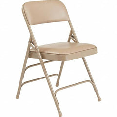 National Public Seating - Folding Chairs Pad Type: Folding Chair w/Vinyl Padded Seat Material: Vinyl; Steel - USA Tool & Supply