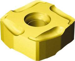 Sandvik Coromant - R3651505 KM Grade K20W Carbide Milling Insert - TiCN/Al2O3/TiN Finish, 5.66mm Thick, 15mm Inscribed Circle, 0.3mm Corner Radius - USA Tool & Supply