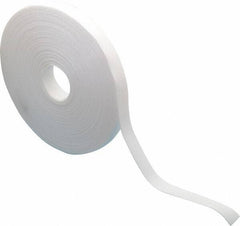 VELCRO Brand - 5/8" Wide x 25 Yd Long Self Fastening Tie/Strap Hook & Loop Roll - Continuous Roll, White, Printable Surface - USA Tool & Supply