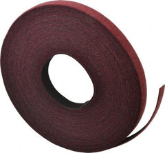 VELCRO Brand - 3/4" Wide x 25 Yd Long Self Fastening Tie/Strap Hook & Loop Roll - Continuous Roll, Cranberry, Fire Retardant, Printable Surface - USA Tool & Supply