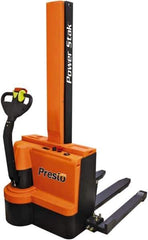 Presto Lifts - 2,200 Lb Capacity, 62" Lift Height, Battery Operated Power Stocker Lift - USA Tool & Supply