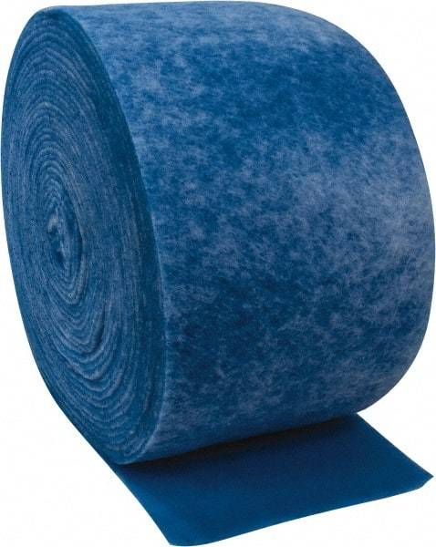 Made in USA - 135' Long x 20" Wide x 1/2" Thick Polyester Media Air Filter Media Roll - MERV 4, 80% Arrestance Efficiency, 500 FPM Max Air Flow, 0.1" wpg Init Resist, 1" wpg Final Resist, 30% Particle Capture Efficiency, Use with Any Unit - USA Tool & Supply