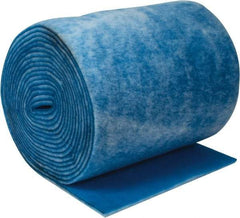 Made in USA - 90' Long x 36" Wide x 1" Thick Polyester Media Air Filter Media Roll - MERV 7, 86% Arrestance Efficiency, 500 FPM Max Air Flow, 0.14" wpg Init Resist, 1" wpg Final Resist, Use with Any Unit - USA Tool & Supply