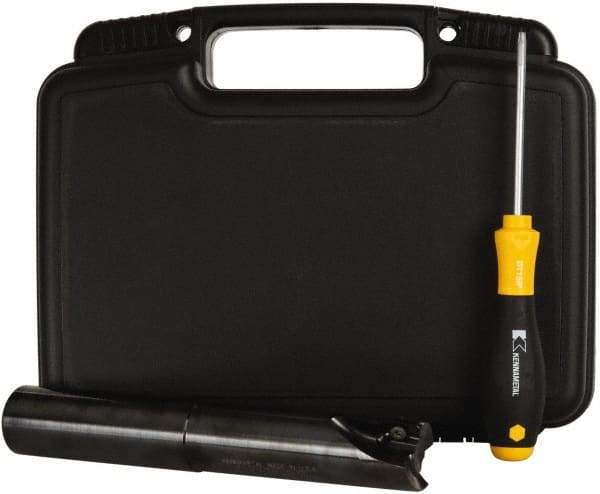 Kennametal - 1-1/4" Cut Diam, 18mm Max Depth of Cut, 1-1/4" Shank Diam, 8" OAL, Indexable Square Shoulder End Mill - EC18.., EP18.. Inserts, Cylindrical Shank, 0° Lead Angle - USA Tool & Supply