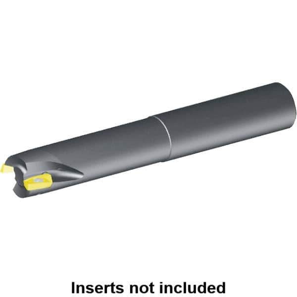 Kennametal - 3/4" Cut Diam, 0.58" Max Depth of Cut, 3/4" Shank Diam, 8" OAL, Indexable Square Shoulder End Mill - EC14.., EP14.. Inserts, Cylindrical Shank, 0° Lead Angle, Through Coolant - USA Tool & Supply
